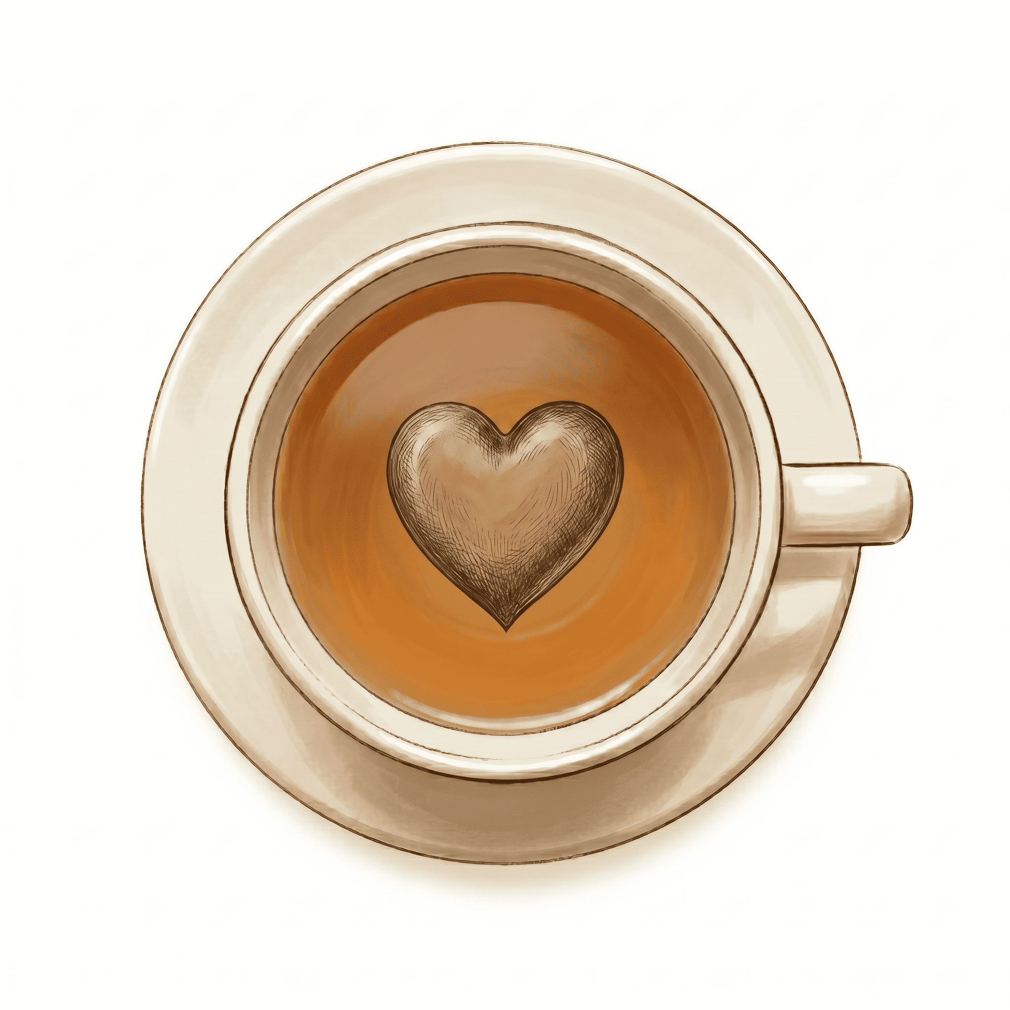 Tea Leaf Heart