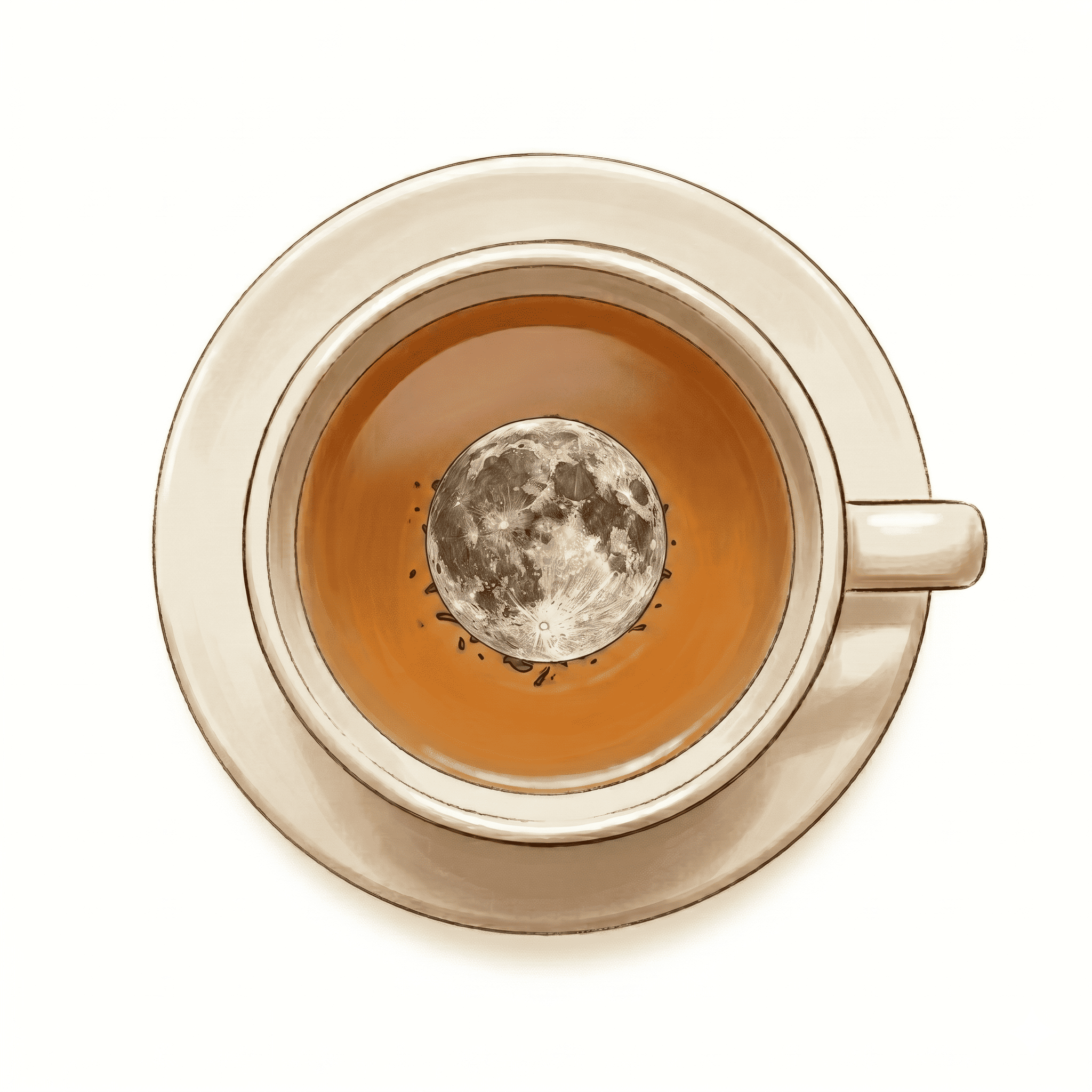 Tea Leaf Moon