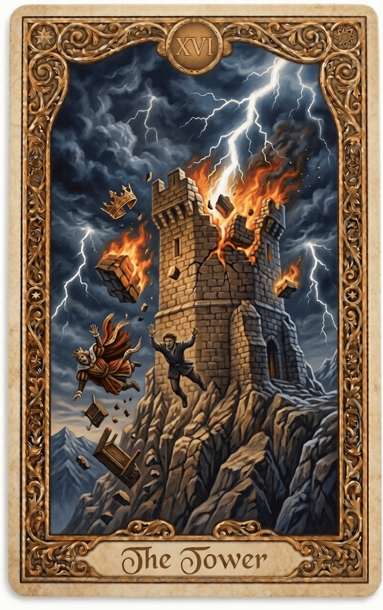 The Tower tarot card